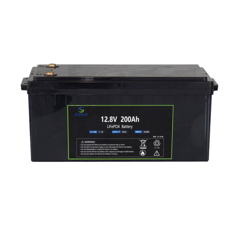 LFP 12.8V 200Ah 2560Wh LiFePO4 Pugna inaedificata in BMS